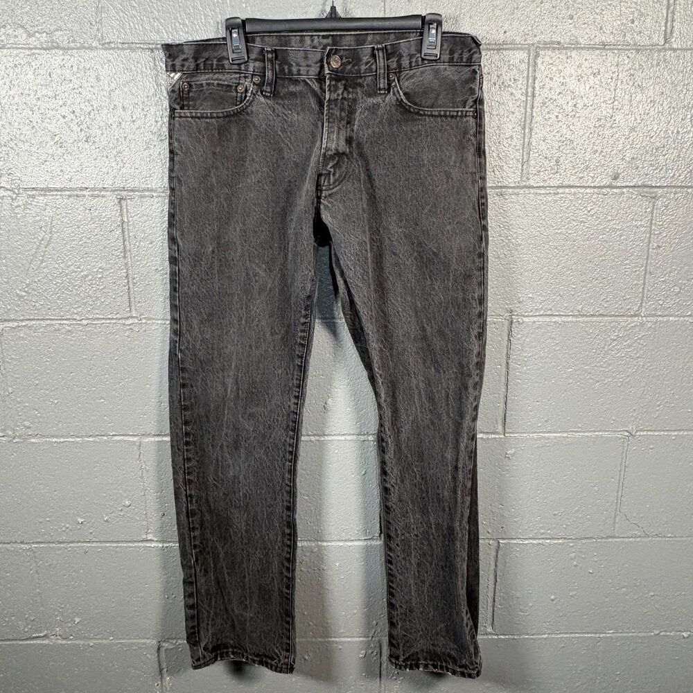 Denim & Supply Ralph Lauren Bedford Jeans Men's 34x32 Straight Black Wash